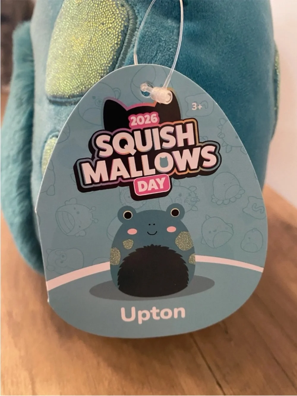 Squishmallow 8” Upton Frog Exclusive Limited Edition Squishmallows Day 2026 HTF - Picture 4 of 6